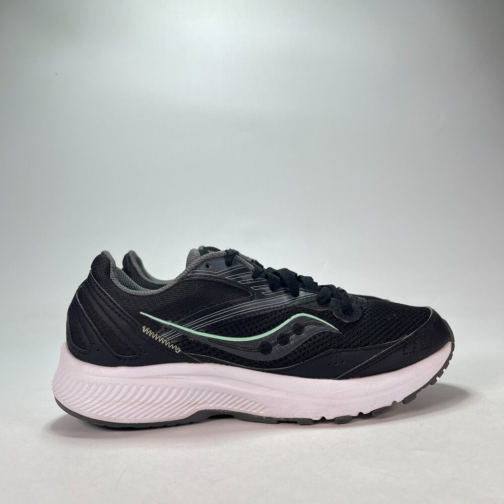 Saucony Cohesion 15 Black Meadow Road Running Shoes S10701-05 Women's Size 7
